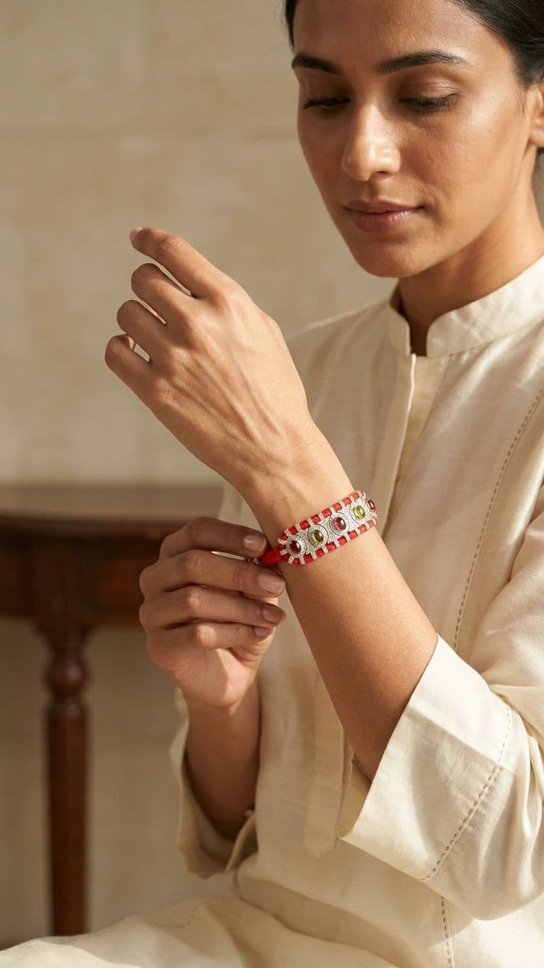 Tourmaline Bracelet in 92.5 sterling silver by Surya Jewellers Jaipur